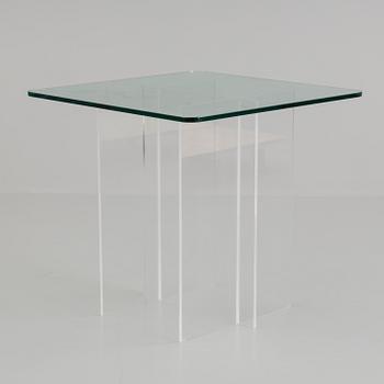 BORD, glas och plexiglas, 1980-tal.