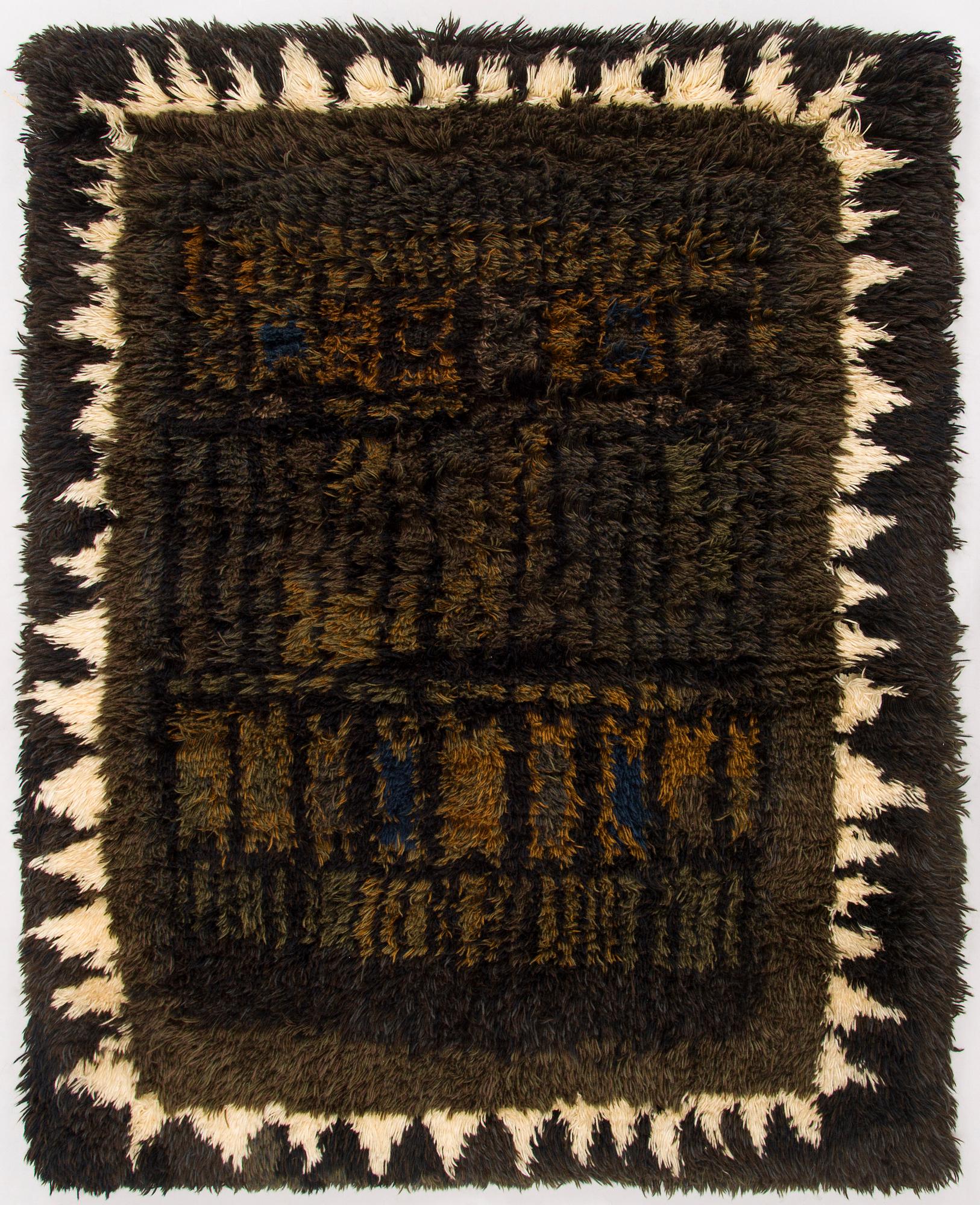 Kirsti Ilvessalo, rya för Finska Handarbetes Vänner. Ca 150 x 120 cm.