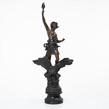 Dekorativ skulptur, "Le Jour, omkring 1900.