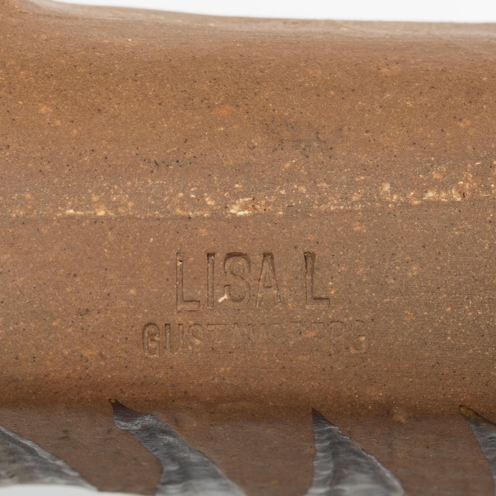 Lisa Larson, figurin, "Tiger", ur serien "Afrika", Gustavsberg, i produktion 1965-75.