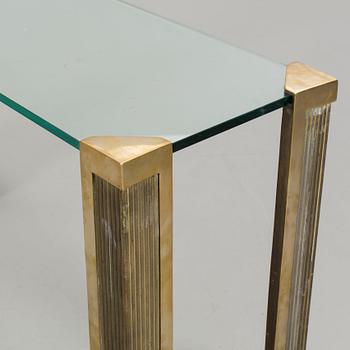 A PETER GHYCZY SIDE TABLE.