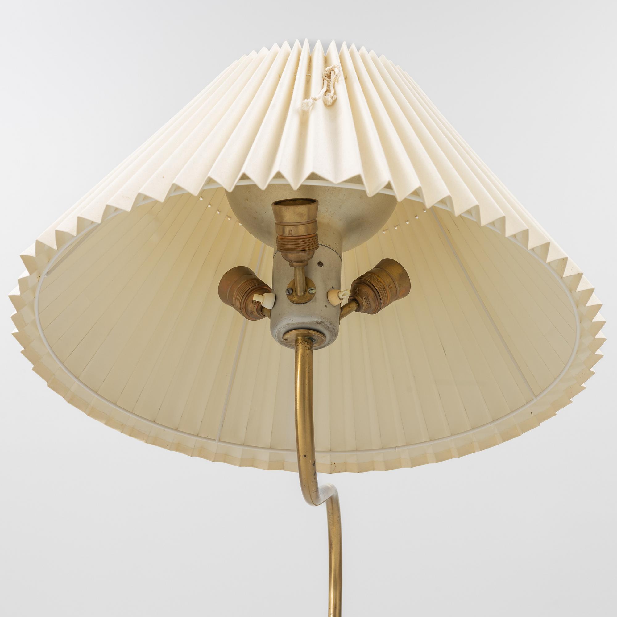 Josef Frank, a model 2368 'Stora Kamelen' floor lamp, Svenskt Tenn.