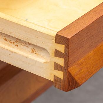 A 1960's teak model 70 writing desk by Kai Kristiansen.
