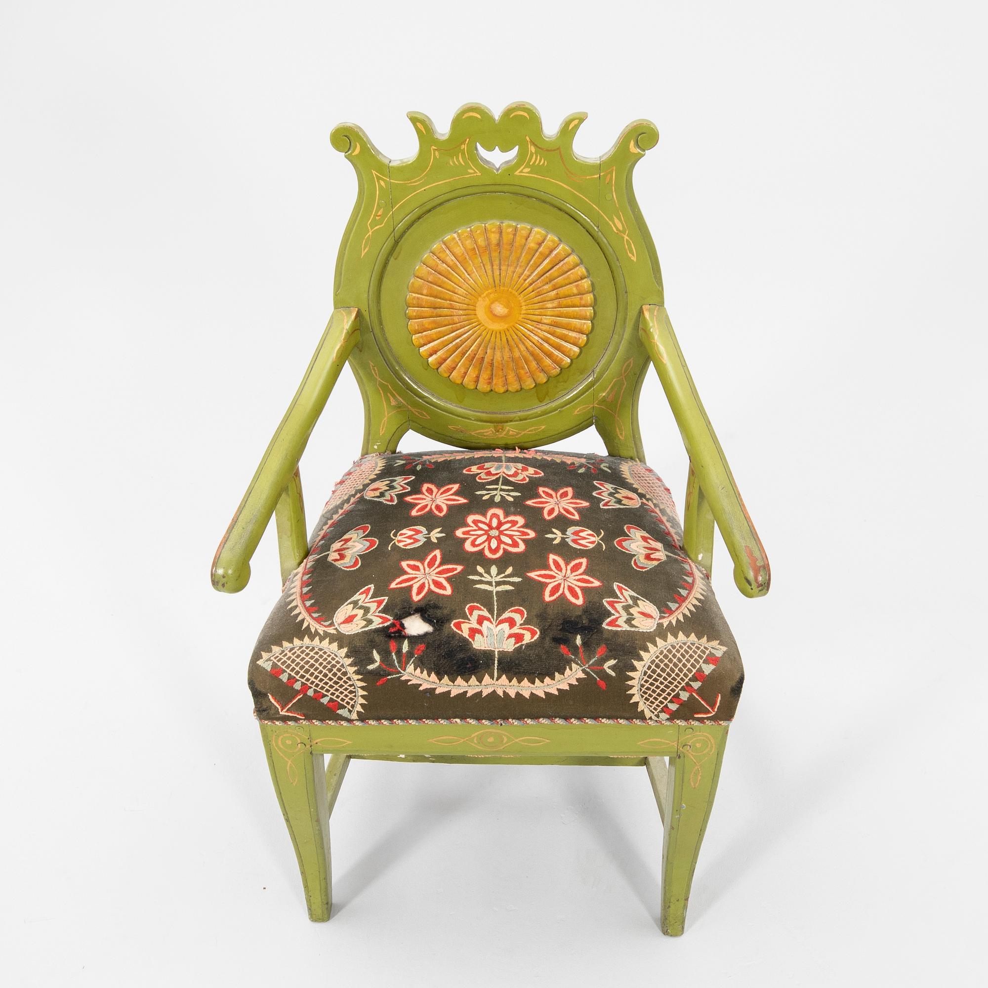 Armchair from the second half of the 19th century.