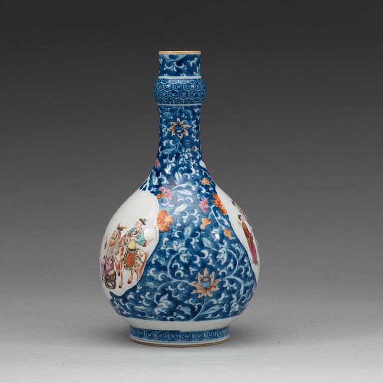 A famille rose vase, Qing dynasty, Qianlong (1736-95).