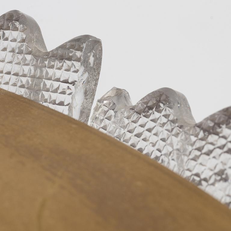 Carl Fagerlund, taklampa, Orrefors, sent 1900-tal.