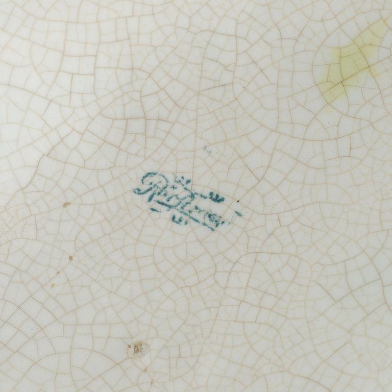 Ytterfoder, majolika, jugend, Rörstrand, tidigt 1900-tal.