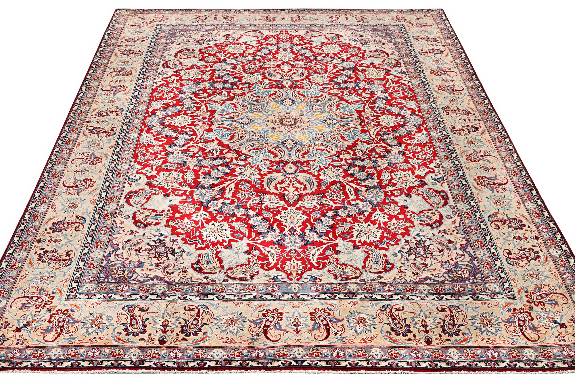 A Najafabad carpet, c. 360 x 252 cm.