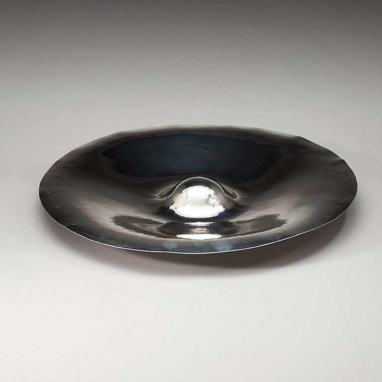 A Karl Heinz Sauer sterling dish, Västerås, Sweden 1978.