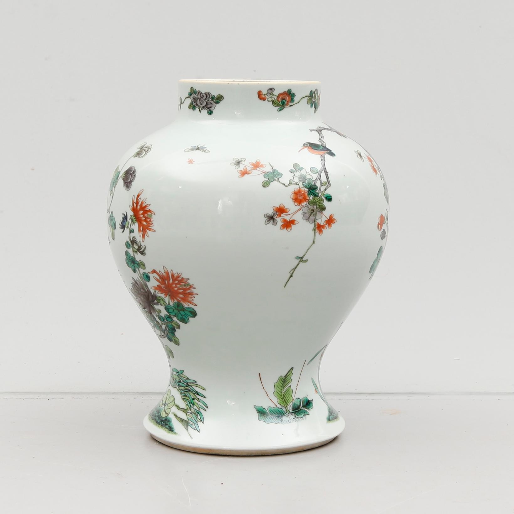 URNA, porslin, Kina, 1800-tal.