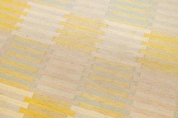 Carl Malmsten, matta "Capella, gul", rölakan, ca 240 x 164 cm, signerad CM.