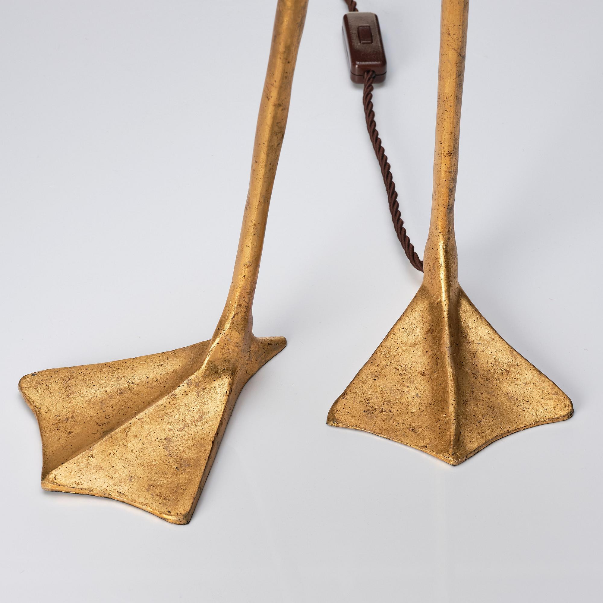 Andrew & Sarah Hills, a "Duck Feet Lamp", Porta Romana, United Kingdom 2000s.