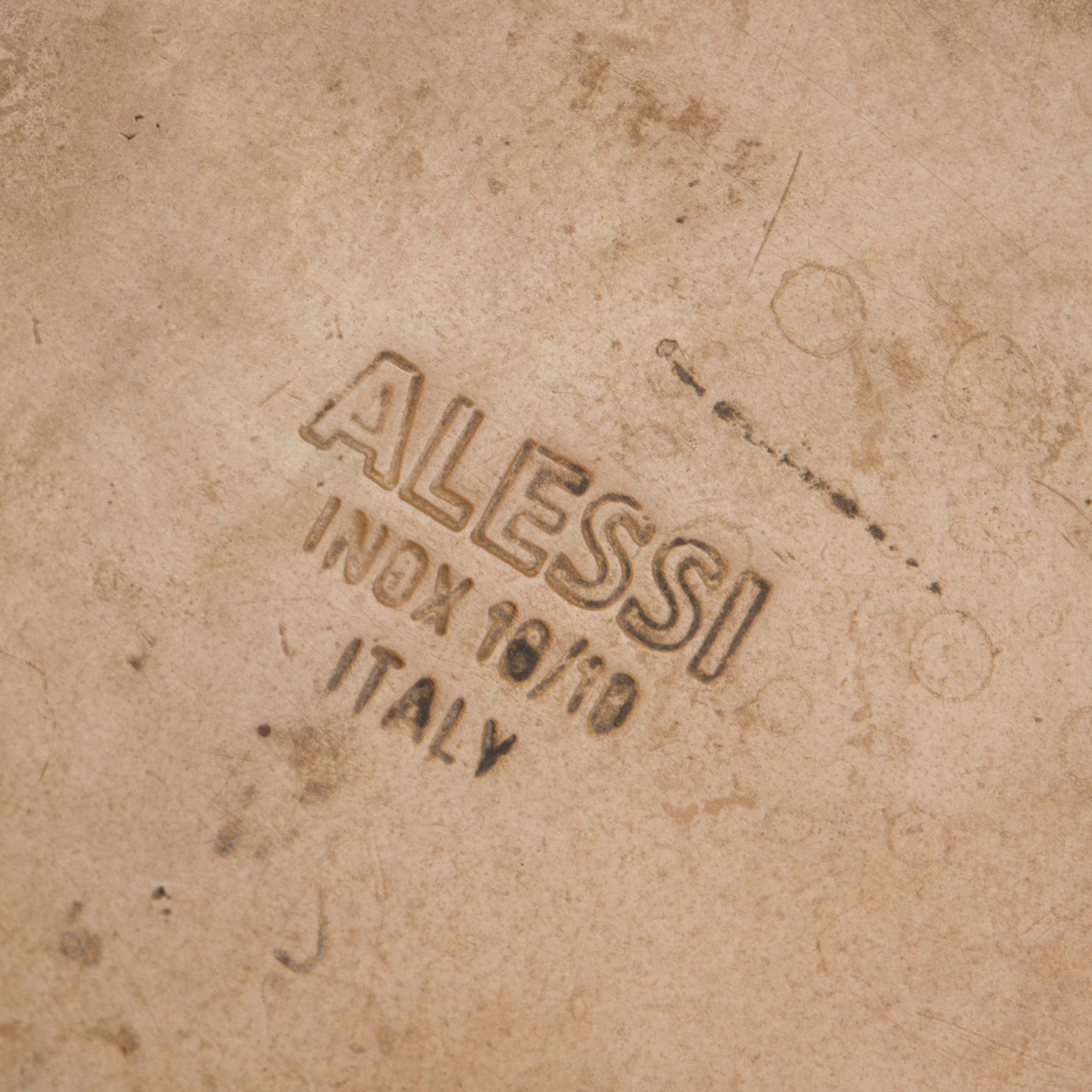 PARTI, 3 delar, Alessi, Italien. 1900-talets senare del.