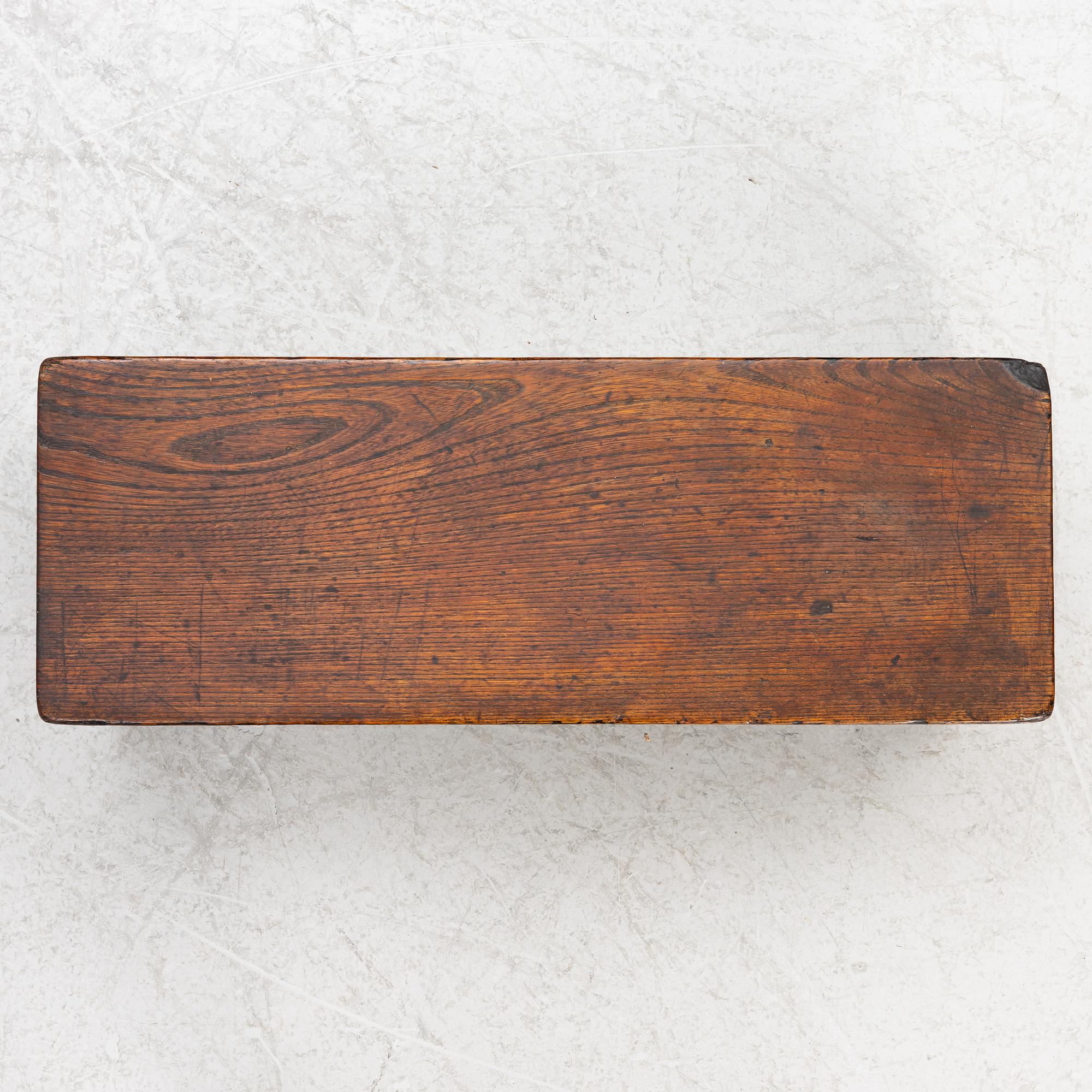 A Tibetan hradwood kang table, Qing dynasty (1644-1912).