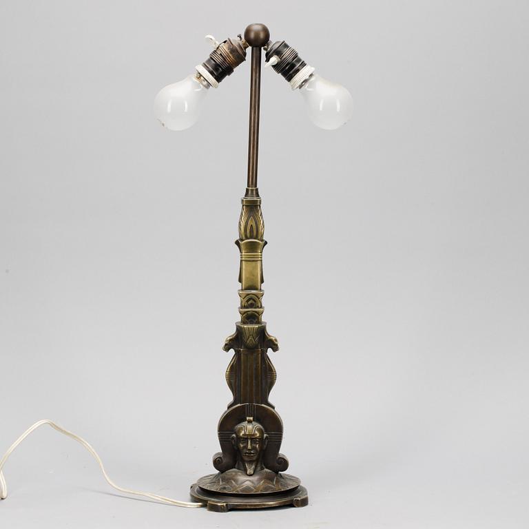 BORDSLAMPA, art deco, 1930-tal.