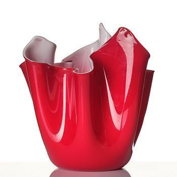 Fulvio Bianconi & Paolo Venini, a "Fazzoletto" bowl, Murano, Italy, mid-20th century.