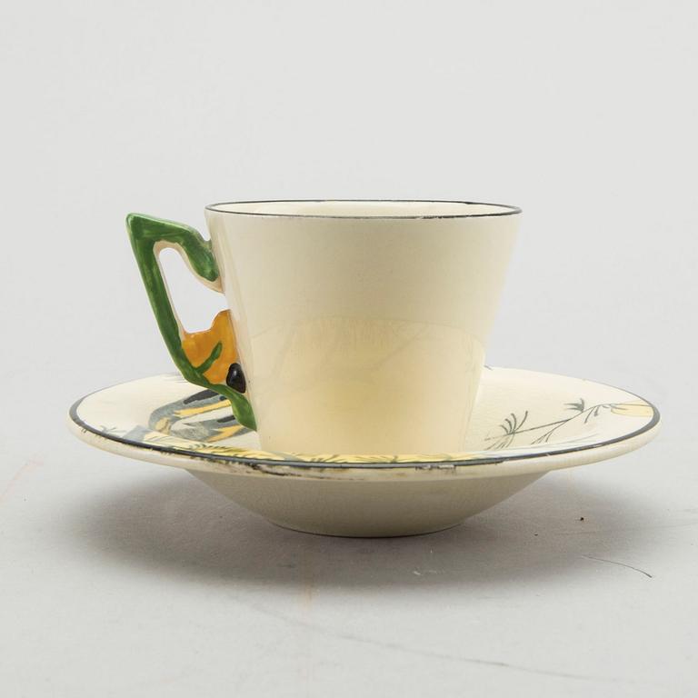 A 45+ 8 pcs Burleigh art deco dinner service.