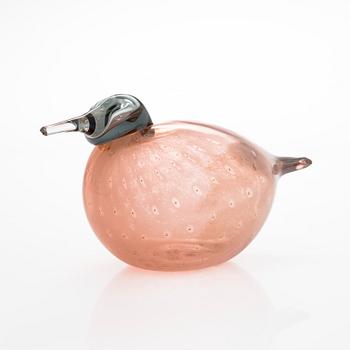 Oiva Toikka, a glass bird, signed O. Toikka, Nuutajärvi, 2002.