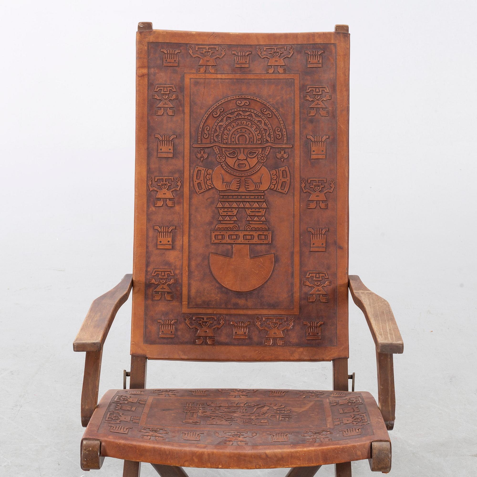 ANGEL PAZMINO, fällstol 1900-talets andra hälft.