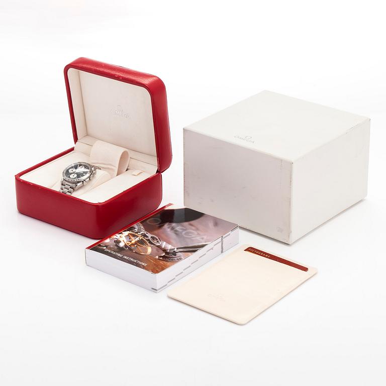 Omega, Speedmaster, Date, kronografi, rannekello, 39 mm.