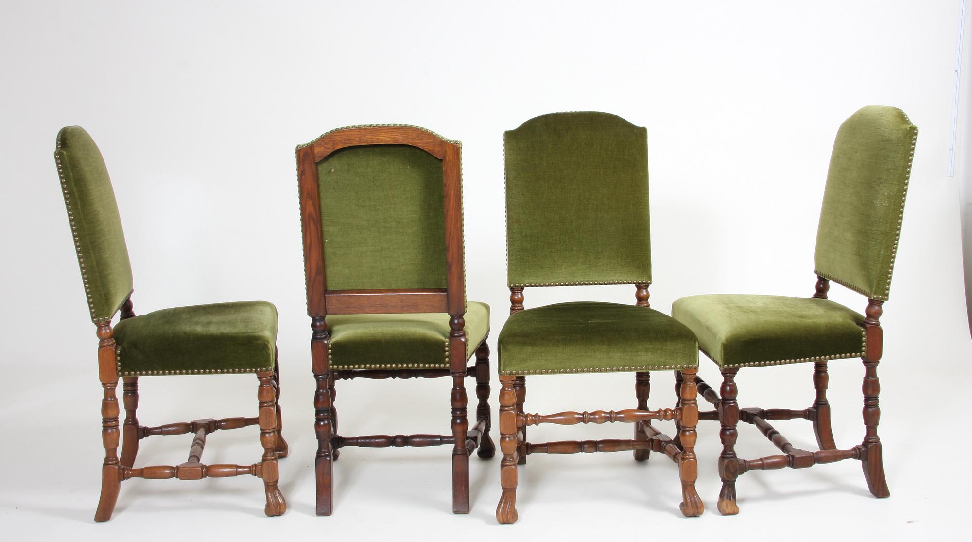 MATSALSSTOLAR, 12 st, barockstil.