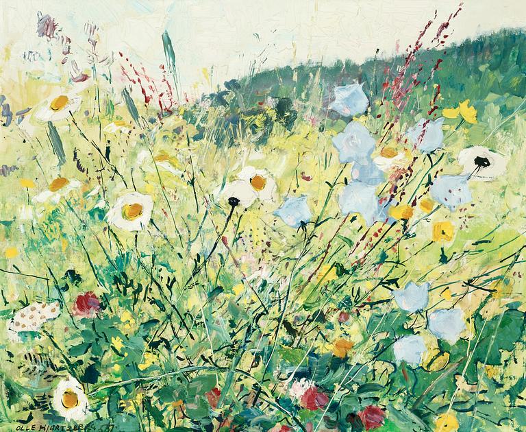 Olle Hjortzberg, Meadow flowers.