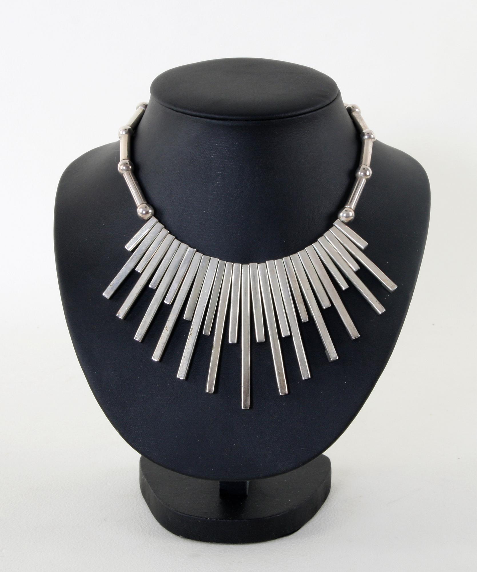 COLLIER, silver, Mexiko.