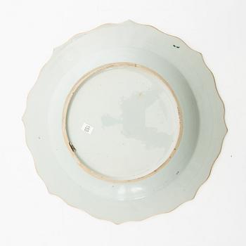 Tallrik, porslin, Kina, Qingdynastin, Yongzheng (1723-35).