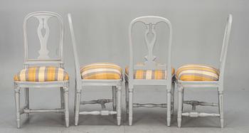 STOLAR, 12 st, "Hallunda", ur IKEA:s 1700-tals serie, sent 1900-tal.