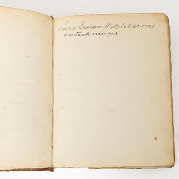 Lars Ericsson Odelstiernas bergsanteckningar.