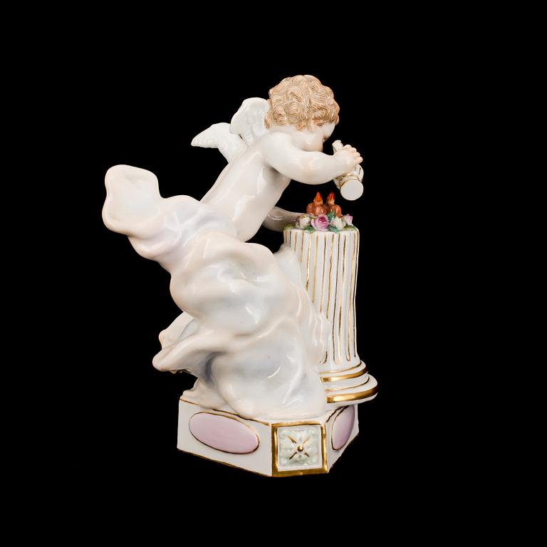 FIGURIN, porslin, Meissen, 1800/1900-tal.