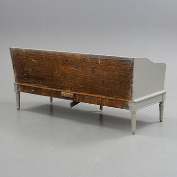 TRÅGSOFFA, gustaviansk, 1700-talets slut.