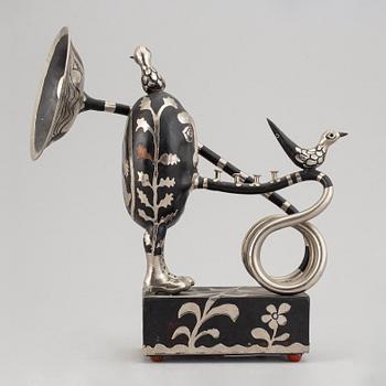 Walter Bengtsson, skulptur, metall, signerad WB, numrerad 10/10 och daterad 73.