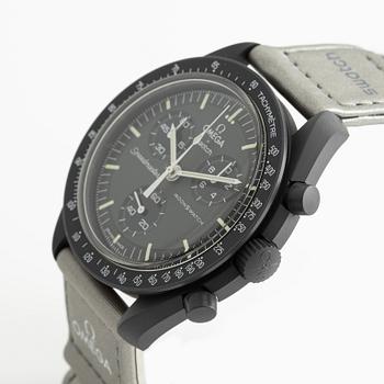 Omega/Swatch, MoonSwatch, "No Reserve", collection of 14 pcs, chronograph, wristwatches, 42 mm.