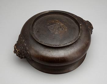 RÖKELSEKAR, brons, Kina, 1800-tal.