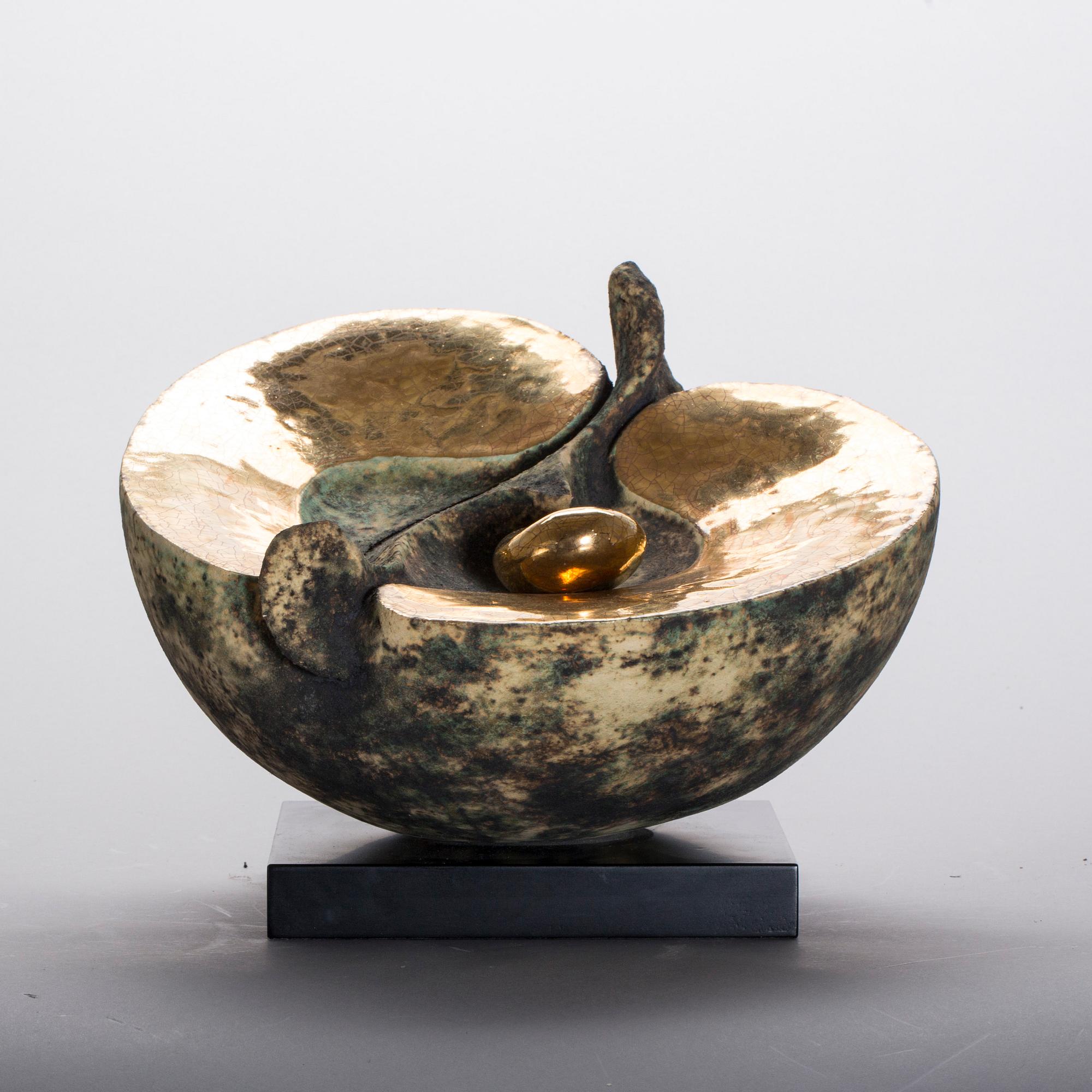 ALF EKBERG, skulptur, stengods, signerad.