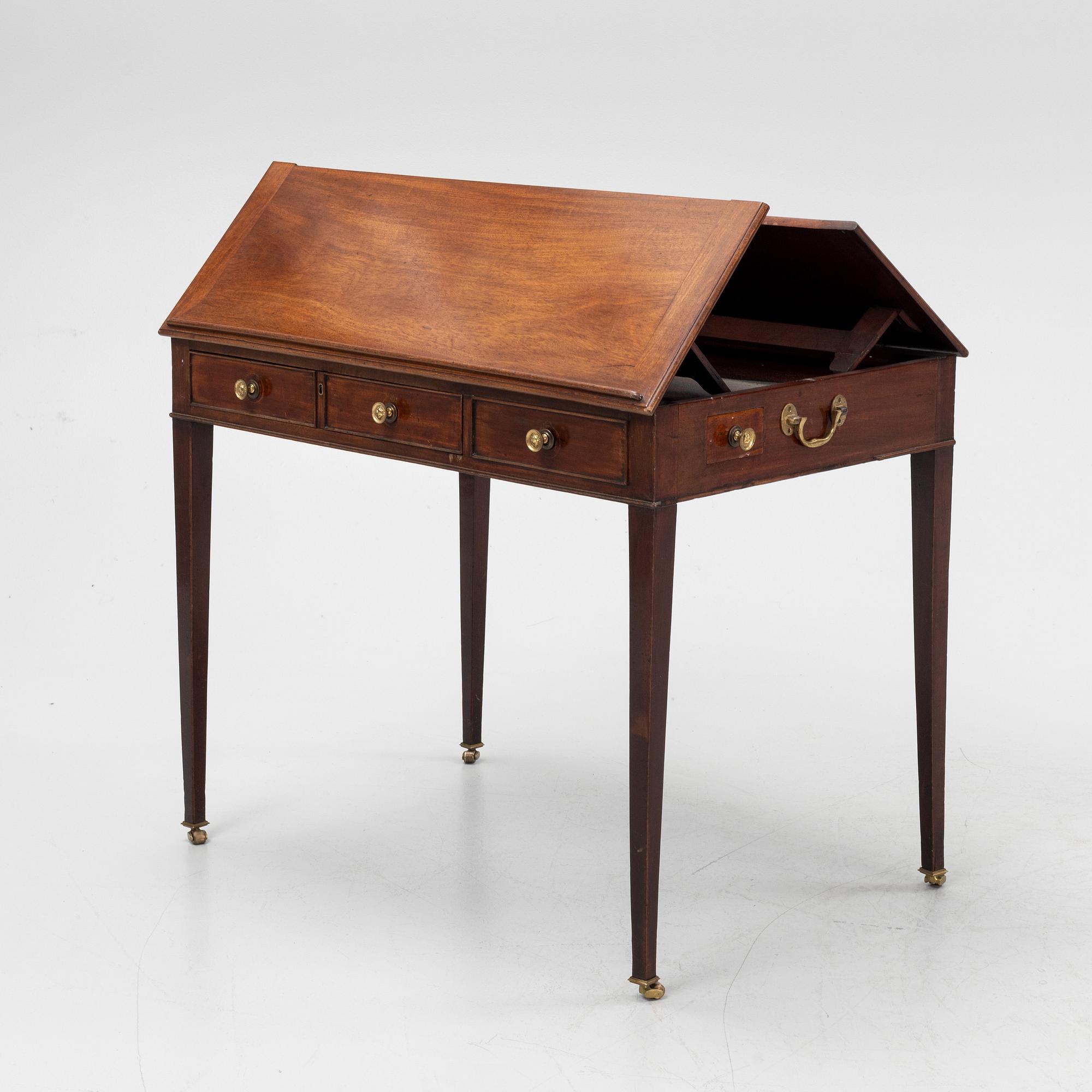 Partners desk, George III, England, omkring 1800.