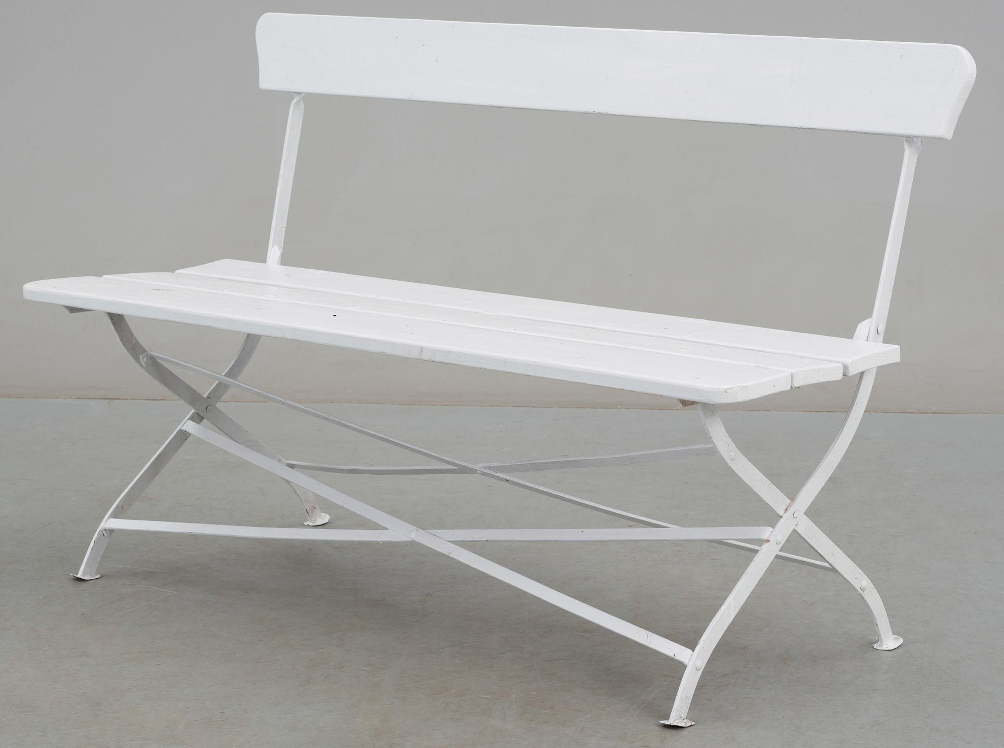 TRÄDGÅRDSSOFFA, sannolikt omkring 1900.