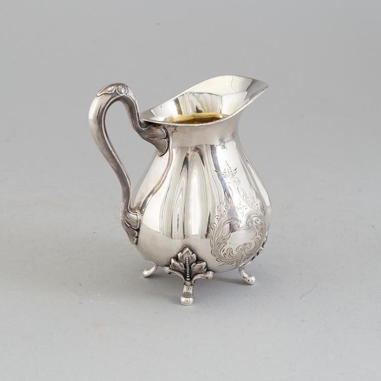 KAFFESERVIS, 3 delar , silver. GAB, Stockholm, 1937.