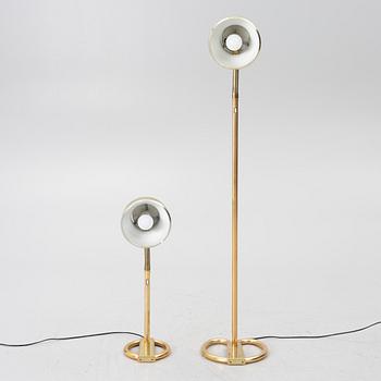Anders Pehrson, Floor lamp and table lamp, “Bumling”, Ateljé Lyktan, Åhus.