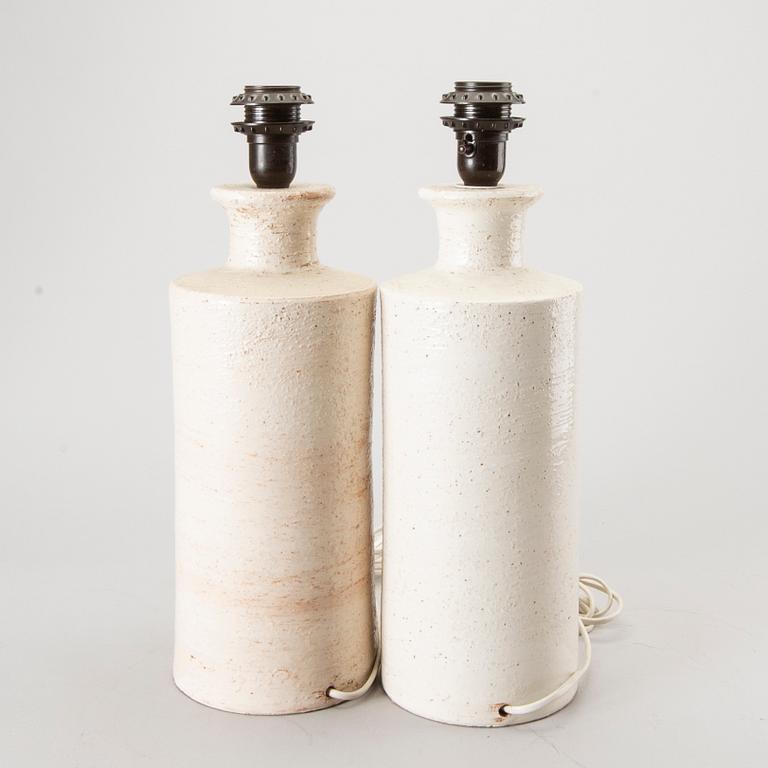 A pair of 1970:s Italian Bitossi table lamps, Bergboms.