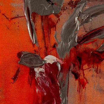 STEPHEN MUELLER, acrylic on canvas, signed and dated 1986 verso.