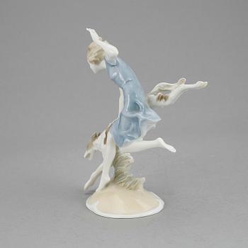 FIGURIN, porslin, Karl Tutter,  Hutschenreuther, Tyskland, 1900-tal.