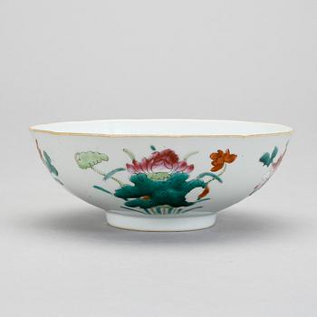 SKÅL, porslin, Kina 1800-tal.