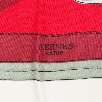 SCARF, Hermès, "Attelages", issued 1953.