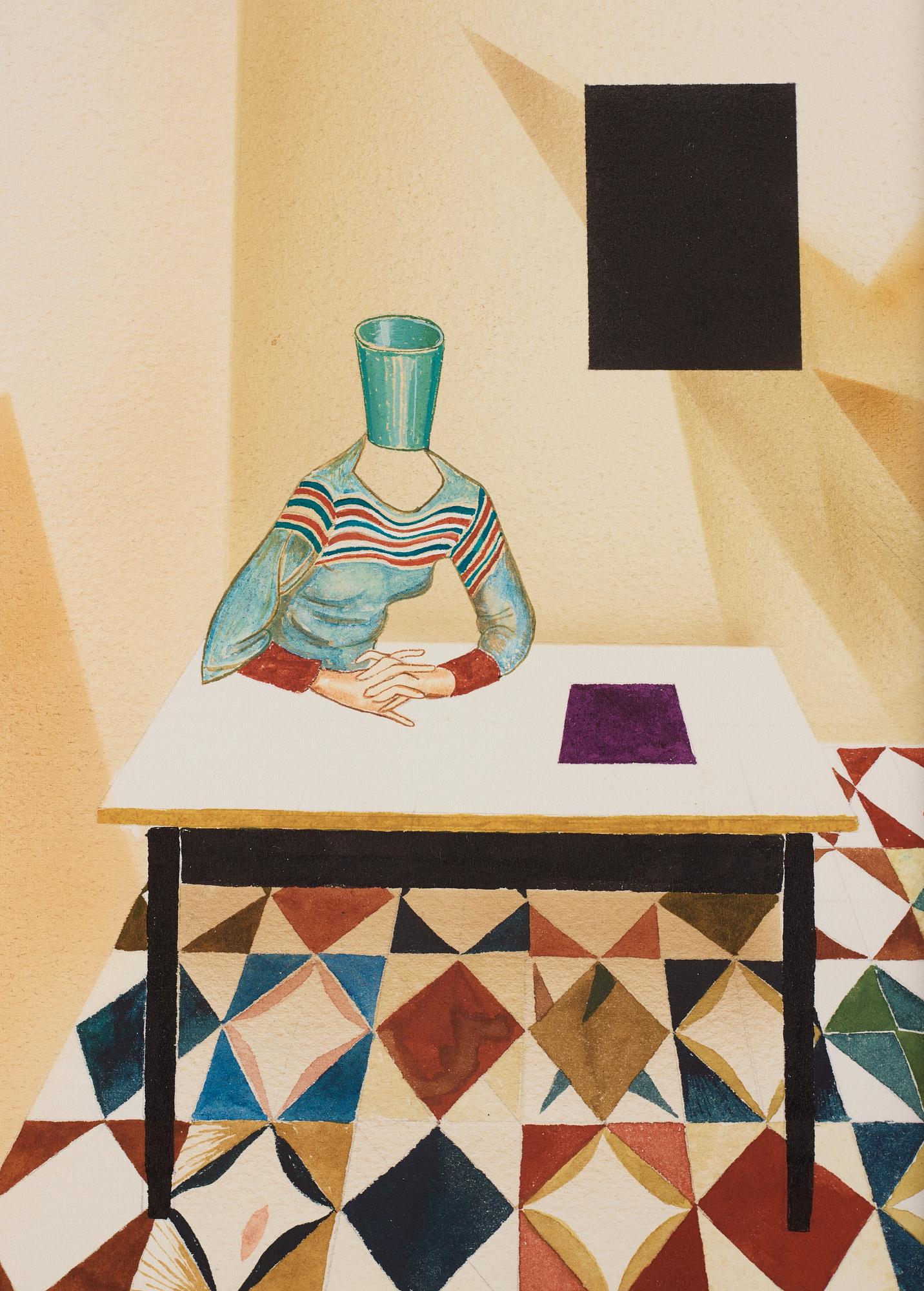 Jens Fänge, "Patrick Modiano (version of the Nobel Prize diploma 2014)".