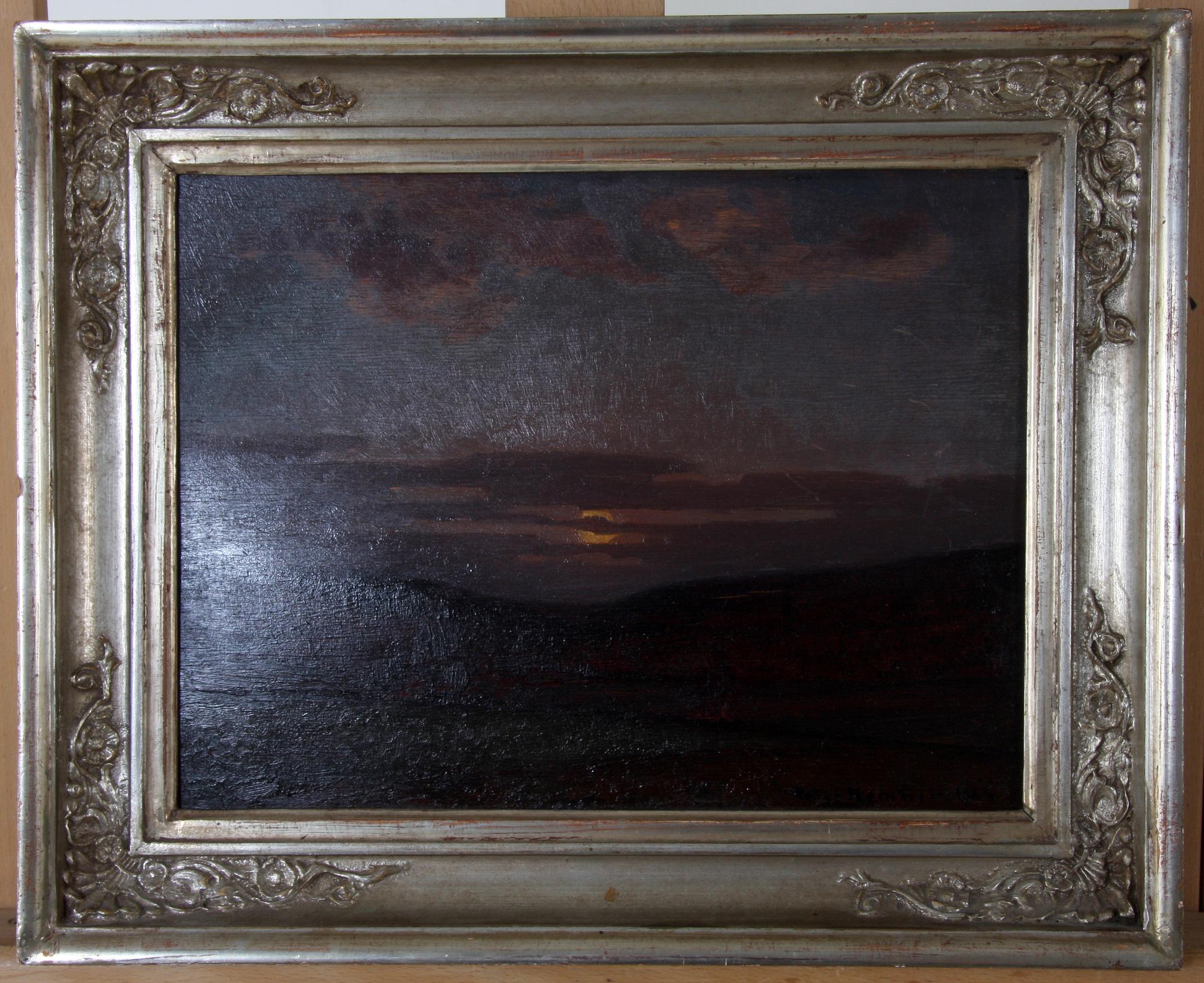 KEMNER, HELGE. Olja på pannå, sign o dat 1924.