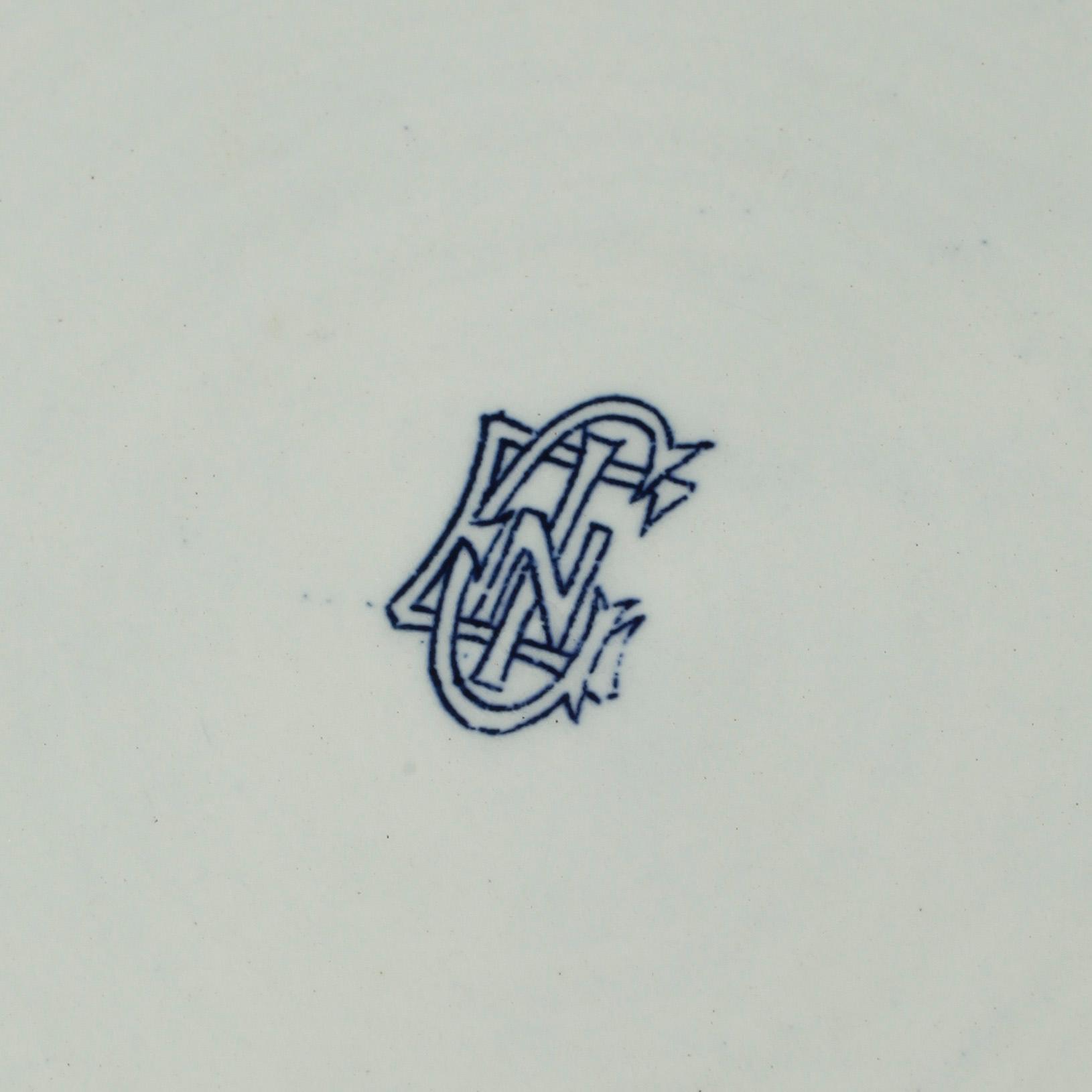 YTTERFODER, ett par, flintgods, England, omkring 1900.