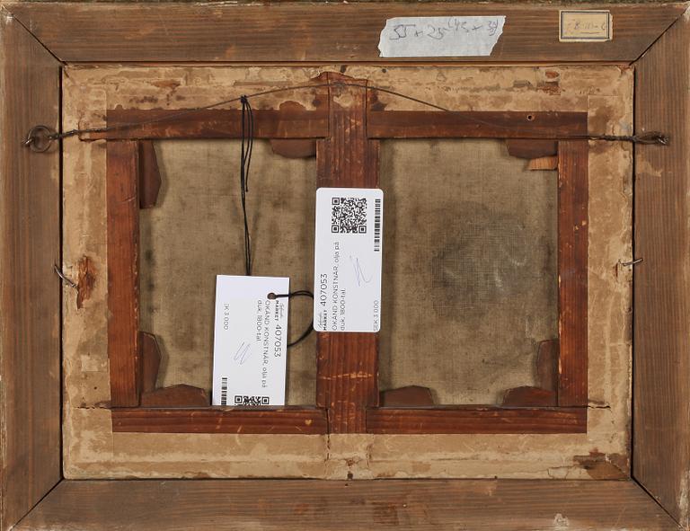 OKÄND KONSTNÄR, olja på duk, 1800-tal.