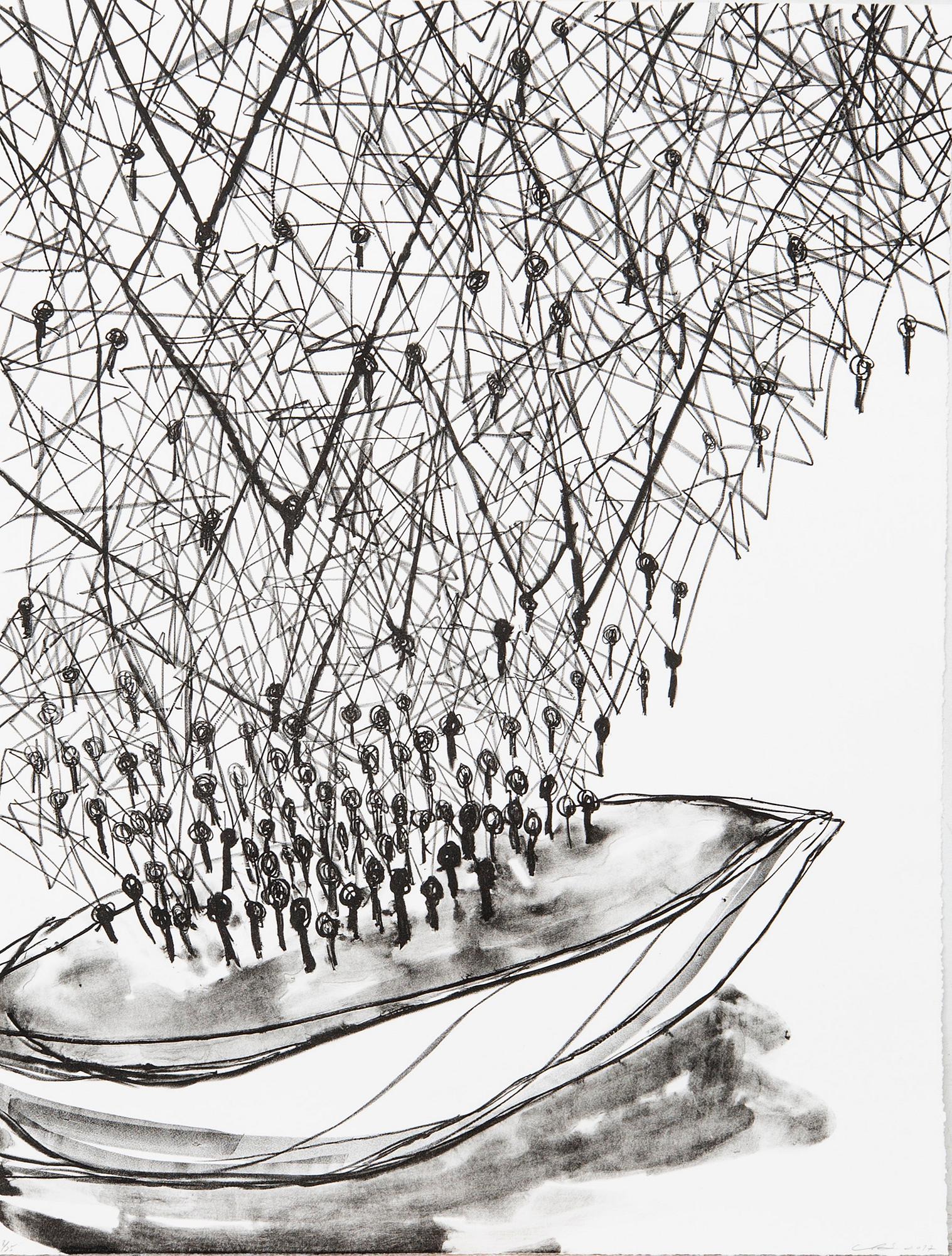 Chiharu Shiota, "Holding Memory", 2017.